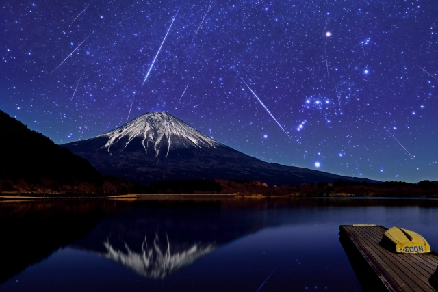 2026年　流星群　カレンダー