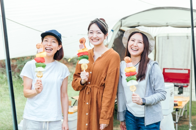 女子 夏キャンプ 持ち物