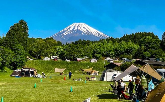 星が綺麗にみえるキャンプ場　静岡県