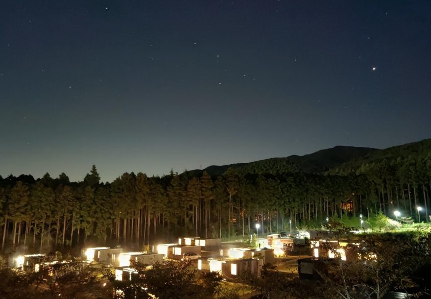 星が綺麗にみえるキャンプ場　静岡県