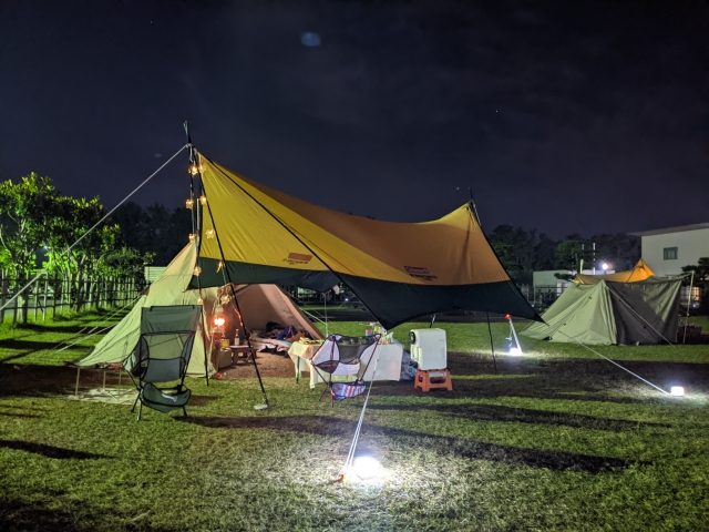 星が綺麗にみえるキャンプ場　東海