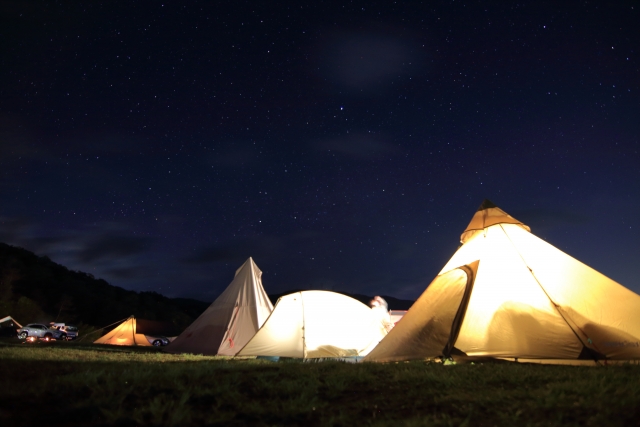 星が綺麗なキャンプ場 山梨