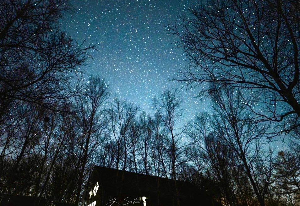 星空 女子ソロキャンプ 山梨