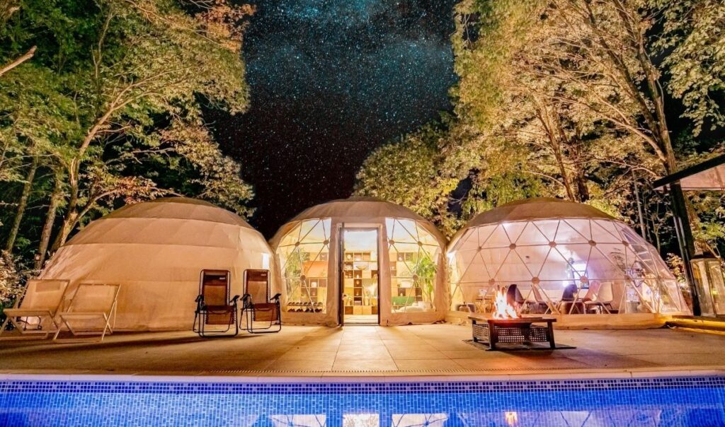 岐阜県　安い料金　グランピング