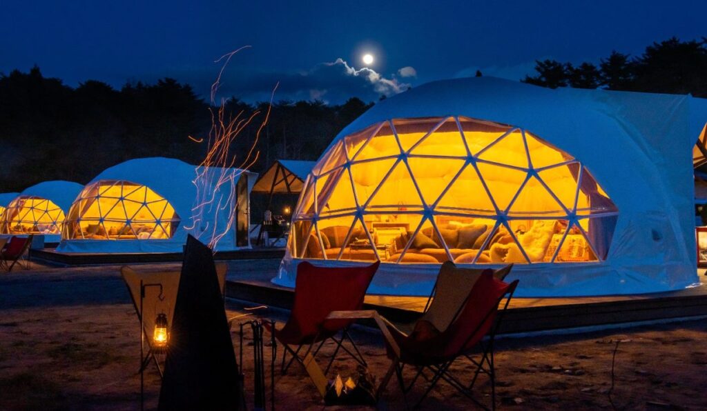 岐阜県　安い料金　グランピング