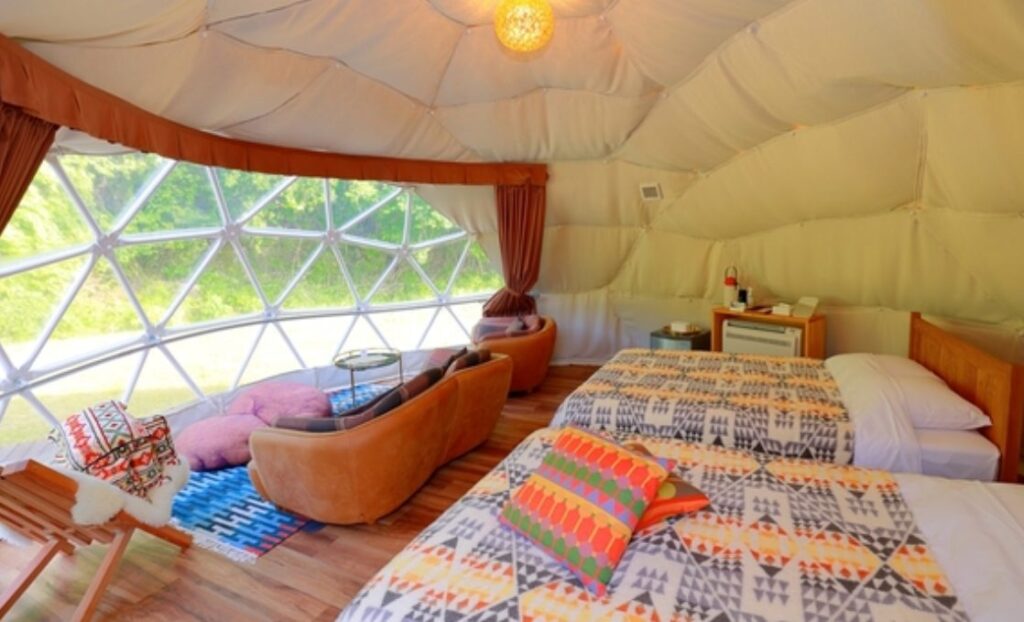 岐阜県　安い料金　グランピング