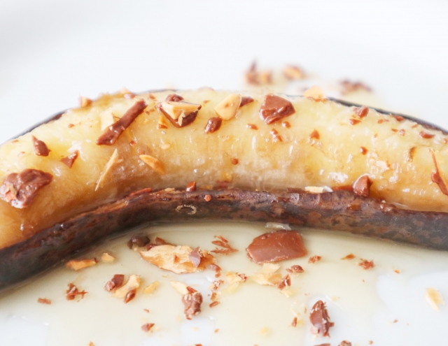 焚き火　チョコバナナ　キャンプ