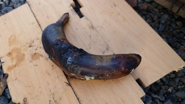 焚き火　チョコバナナ　キャンプ