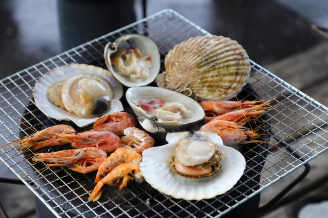 焚き火　チーズフォンデュ　アルミホイル