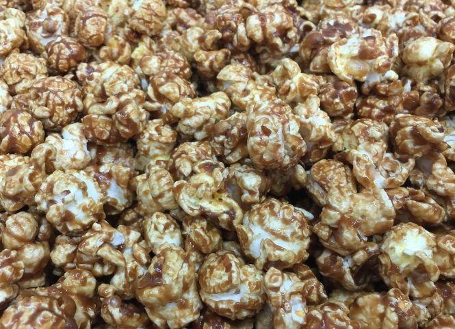 焚き火 ポップコーン アルミホイル