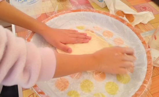 焚き火　アルミホイル　ピザ