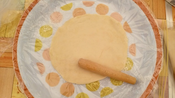 焚き火　アルミホイル　ピザ